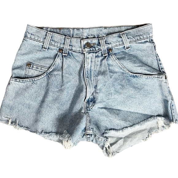 Vintage Silver‎ Tab Levi’s Cutoff Jean Shorts - Picture 1 of 16